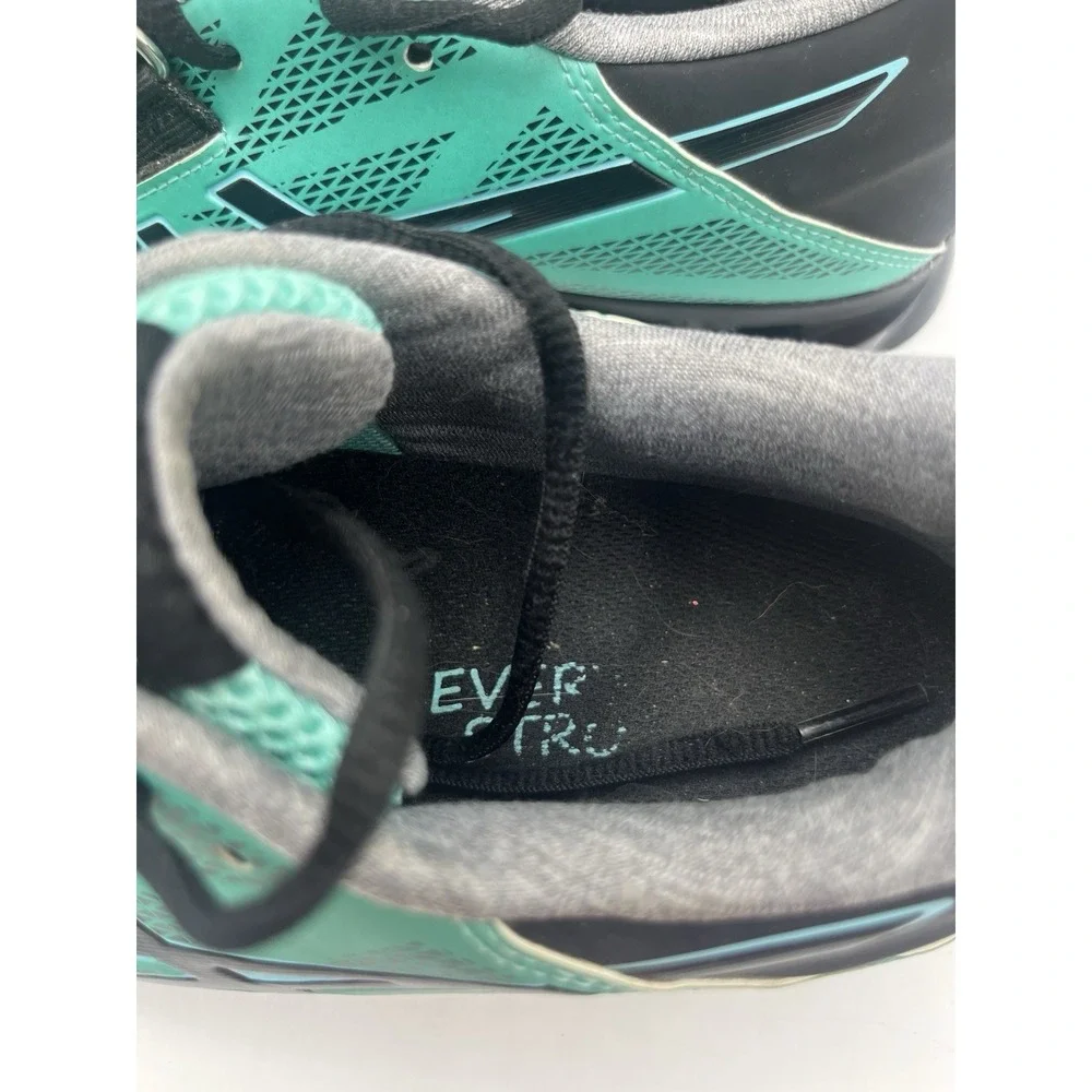 ASICS Lift Master Lite Weightlifting Shoes Teal Black Women's Size 8 S659Y
